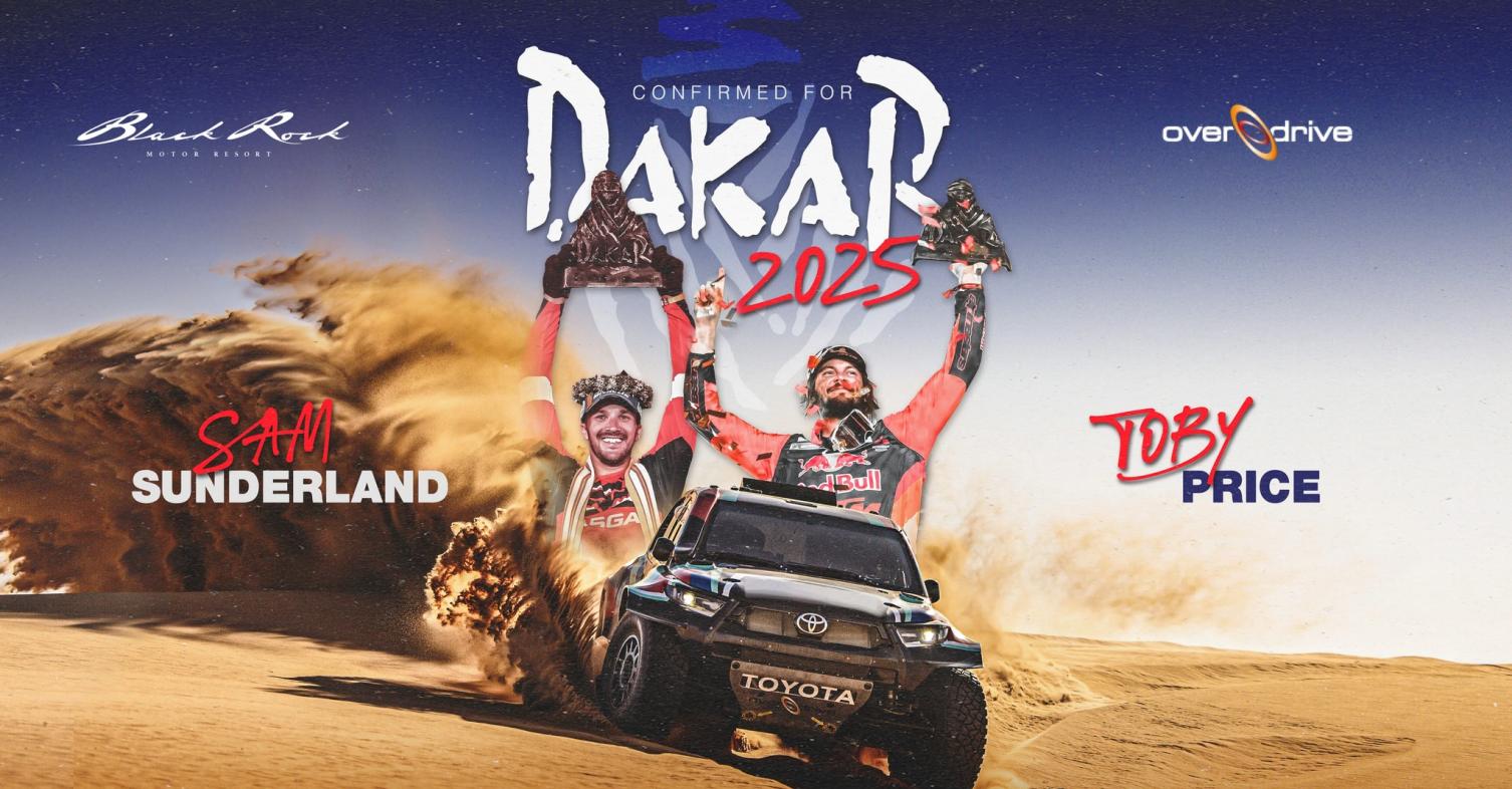 Toby Price και Sam Sunderland στο Rally Dakar 2025 με αυτοκίνητο