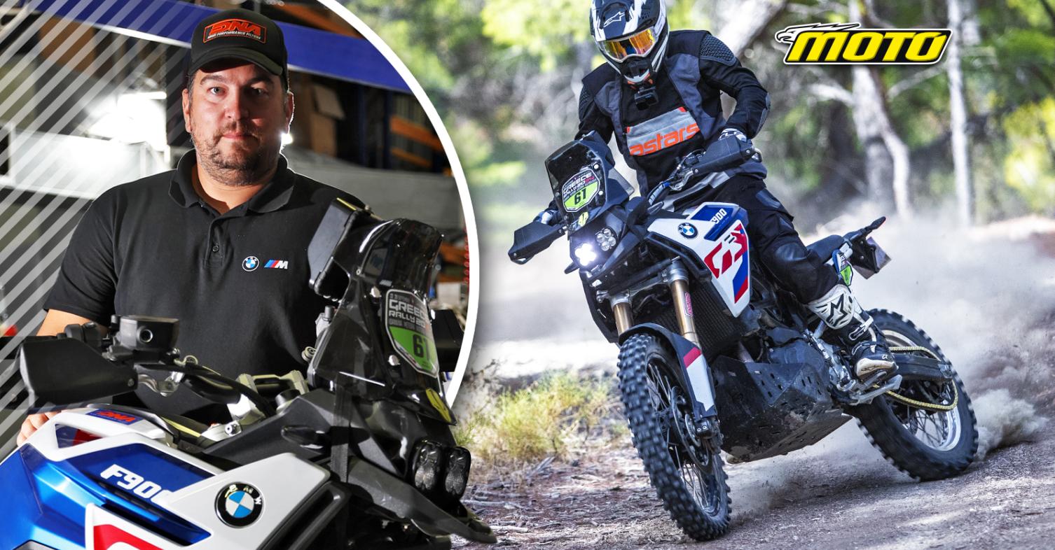 Οδηγούμε BMW F900GS μετατροπή Rally από τον Βασίλη Μπούδρο [VIDEO]