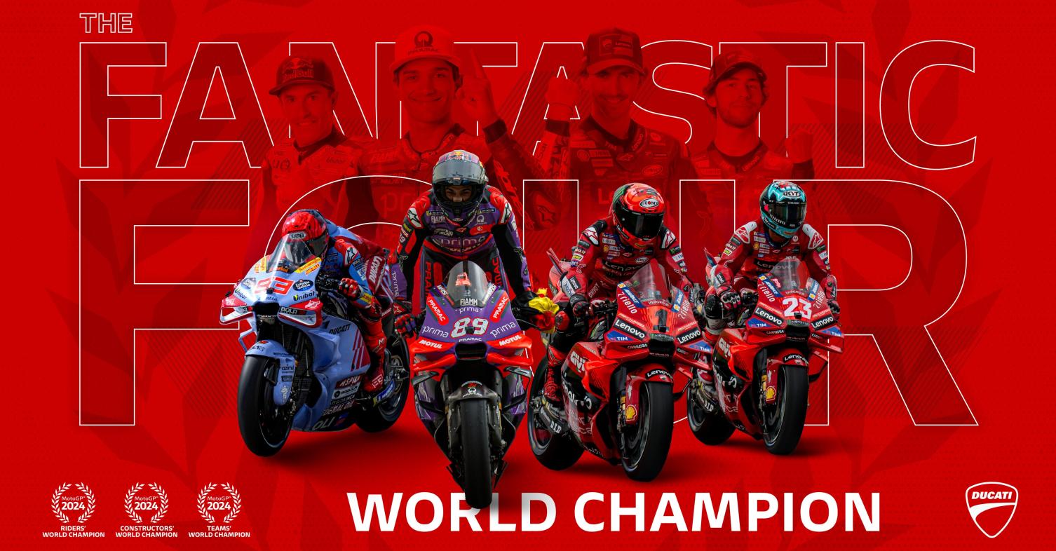 MotoGP: Η απίστευτη χρονιά Ducati σε αριθμούς – 19 νίκες στις 20!