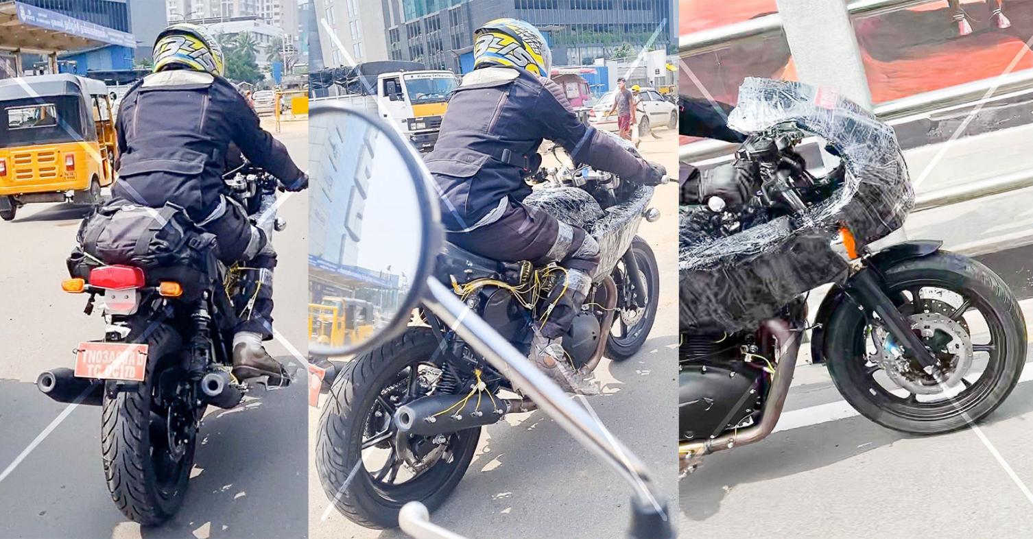 Νέα Royal Enfield 750: Κατασκοπευτικές φωτογραφίες με μπικίνι φαίρινγκ -  Επιρροή Continental GT 650