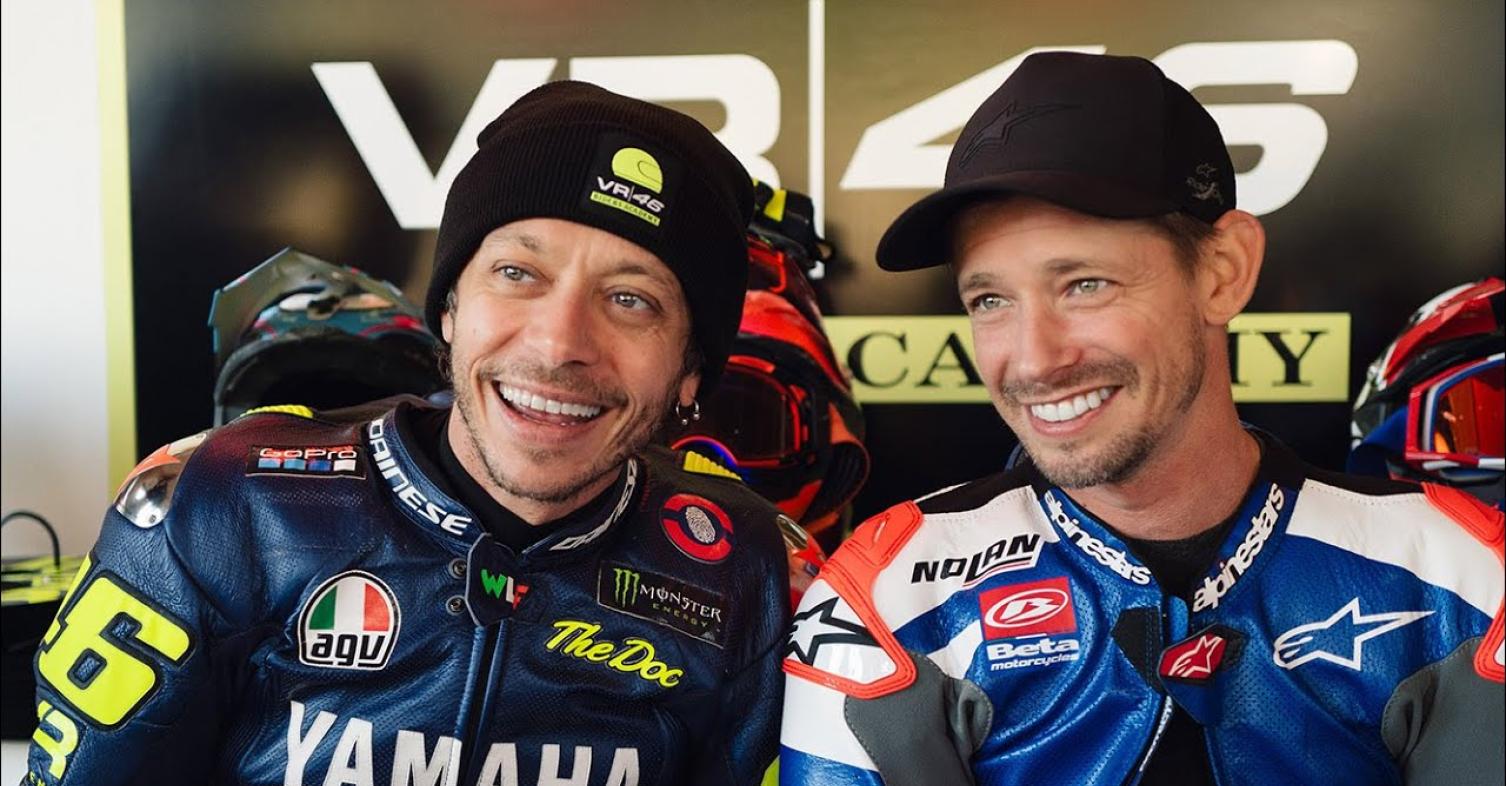 Valentino Rossy και Casey Stoner