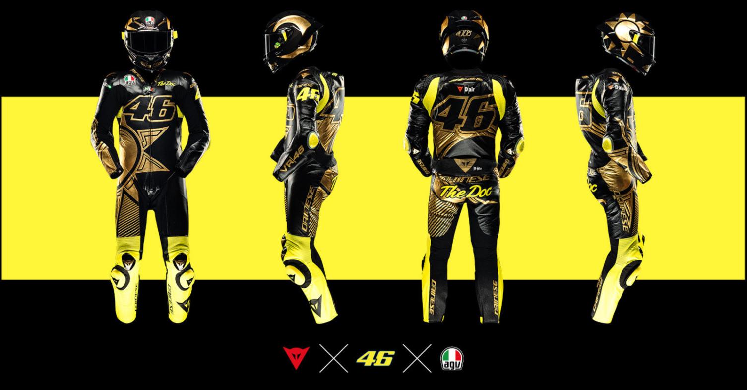 Valentino Rossi γενέθλια Dainese και AGV 2025