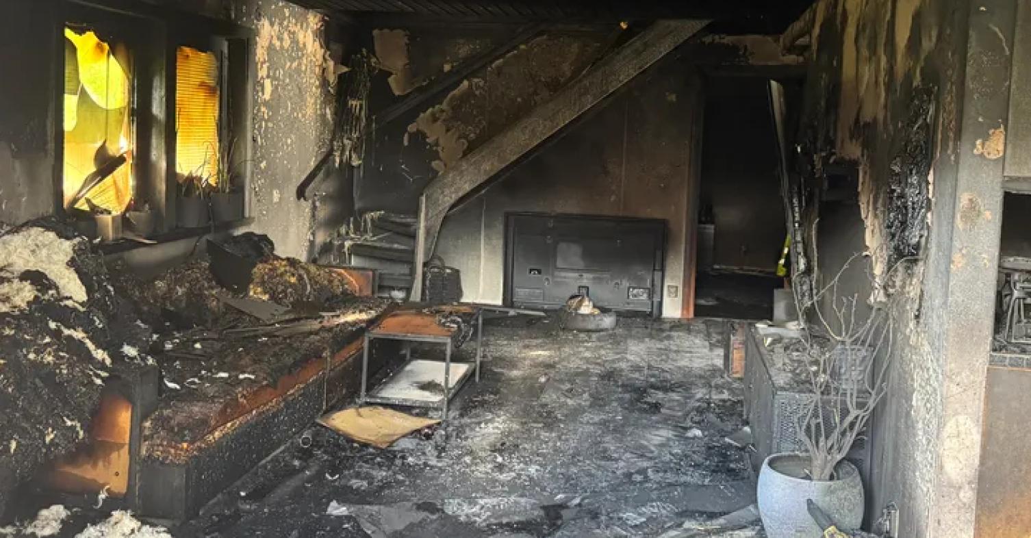 Ghost Rider House Burnt