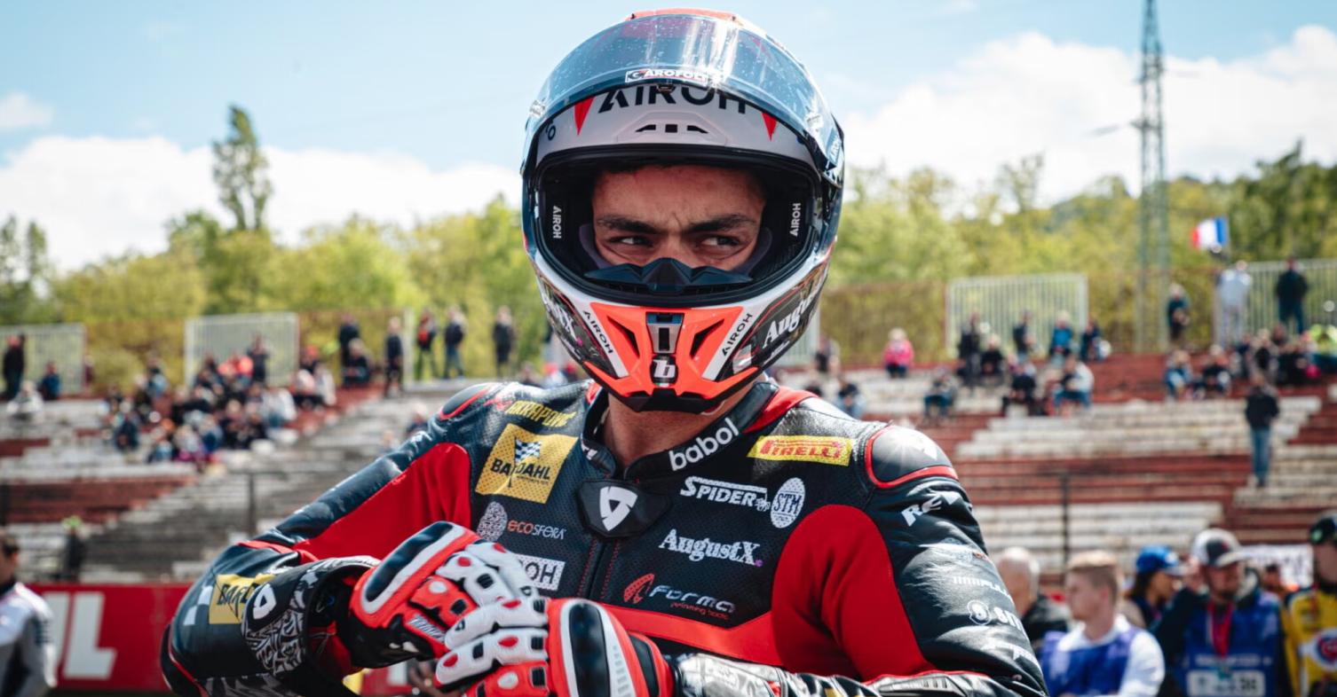 WSBK Petrucci on Iannone