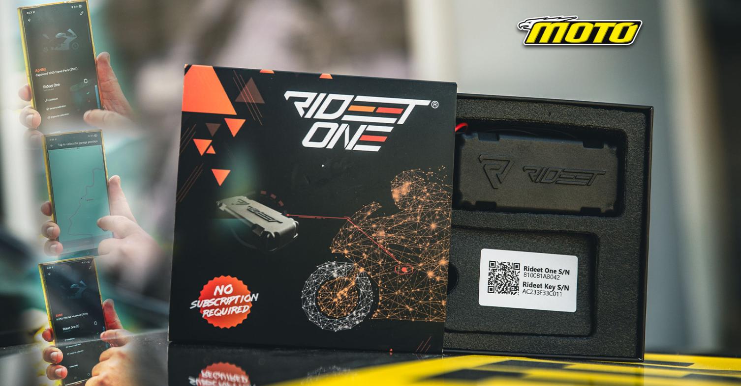 Rideet GPS Tracker MEGA TEST ON_OFF MOTO 2025 motomag.gr