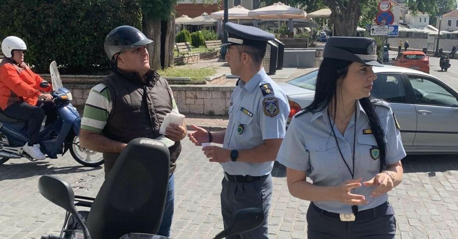 Police campaign on helmets