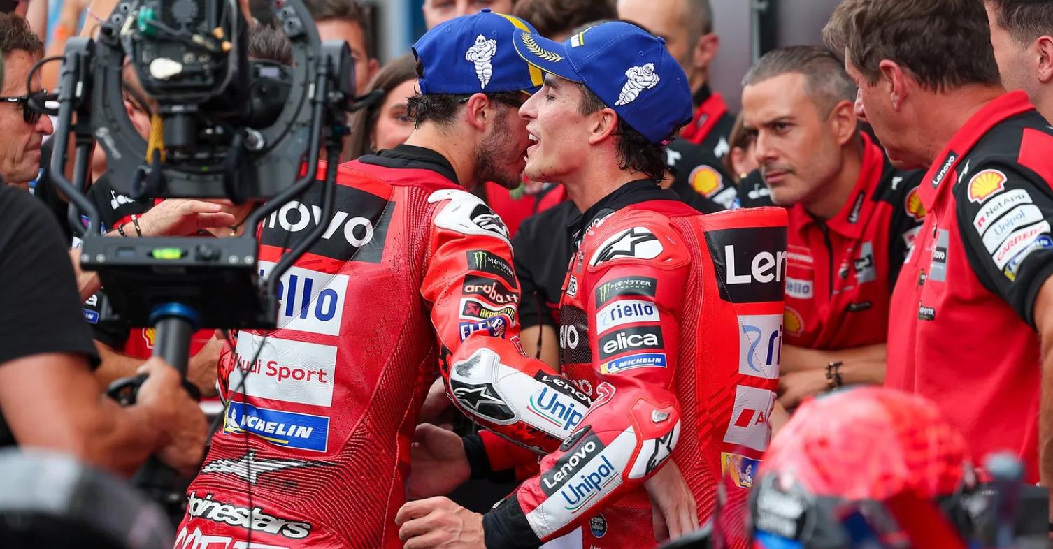 Marquez on Bagnaia