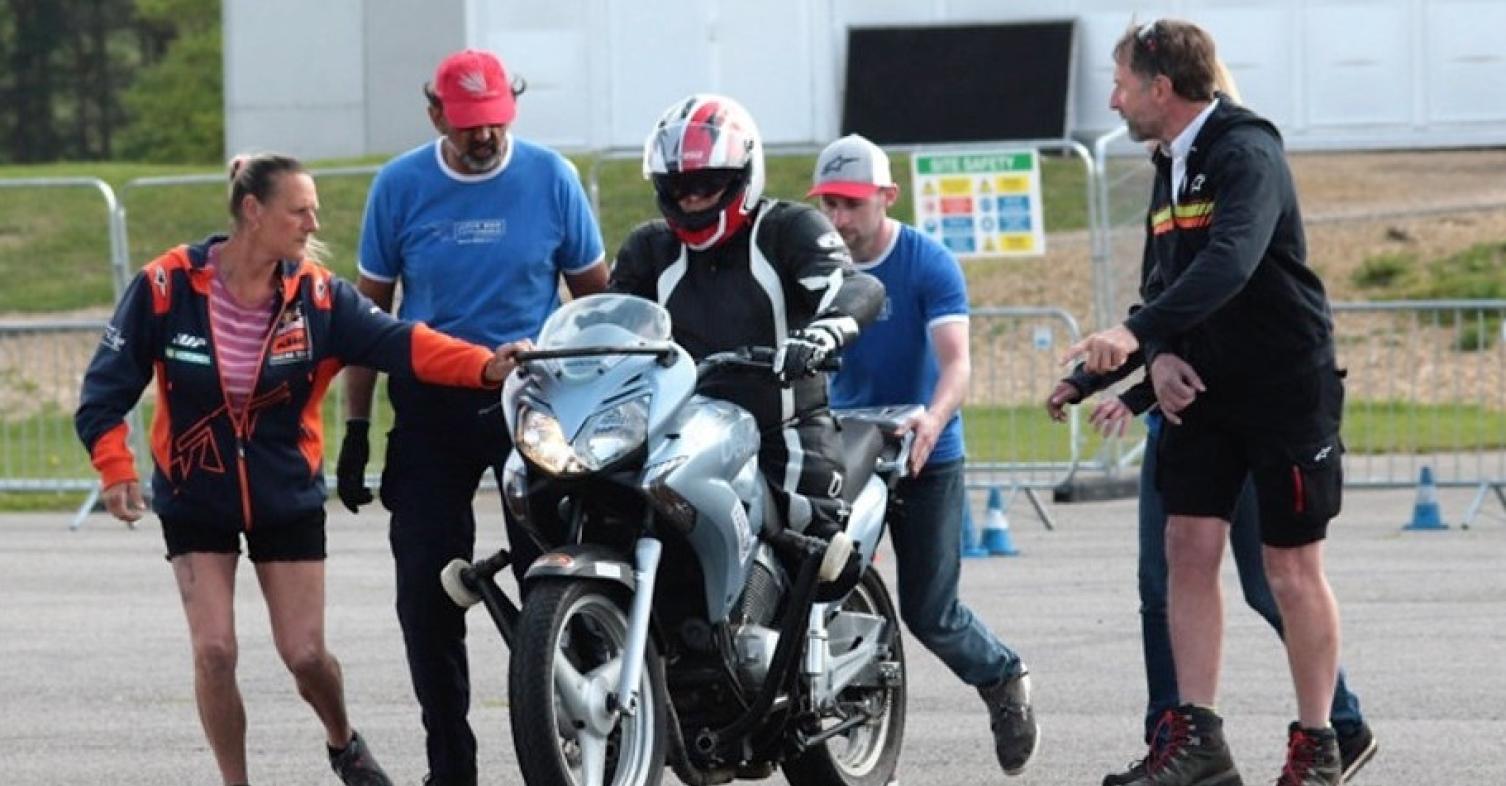 Teen rides again after losing a leg