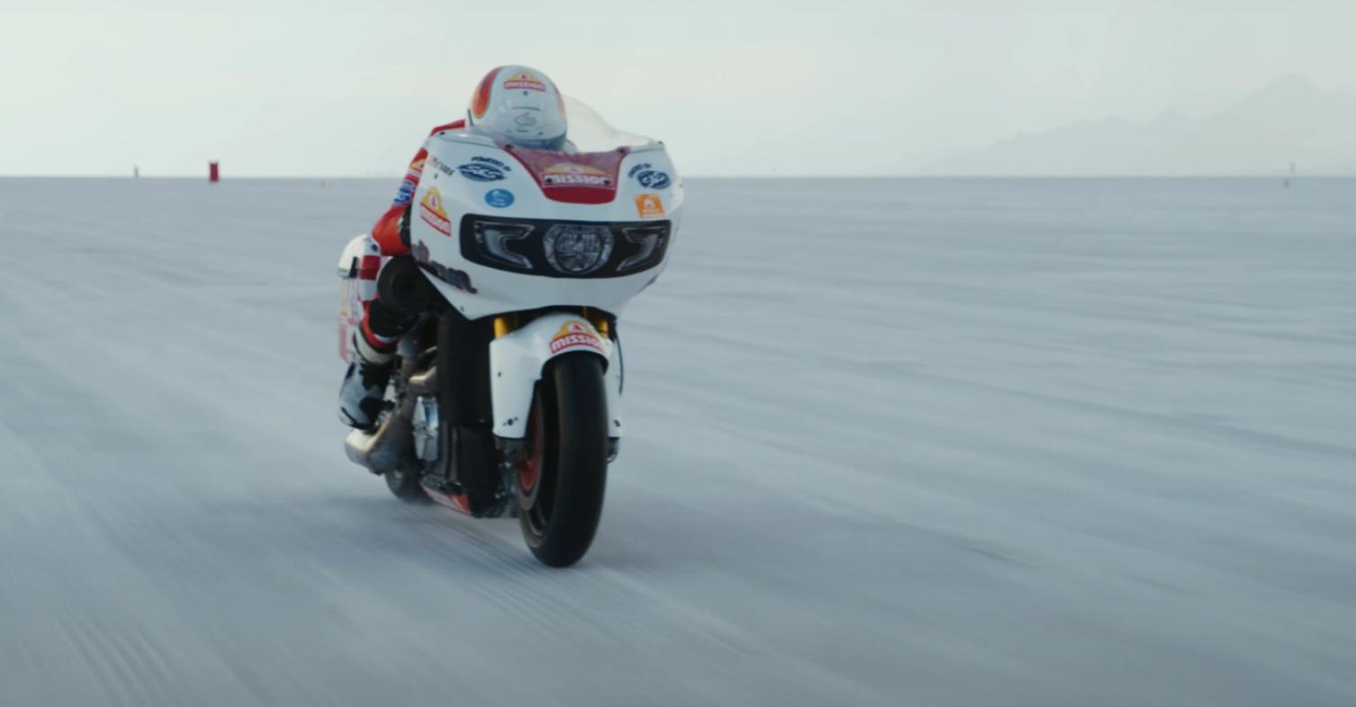 Indian Challenger Speed Record Bonneville Salts