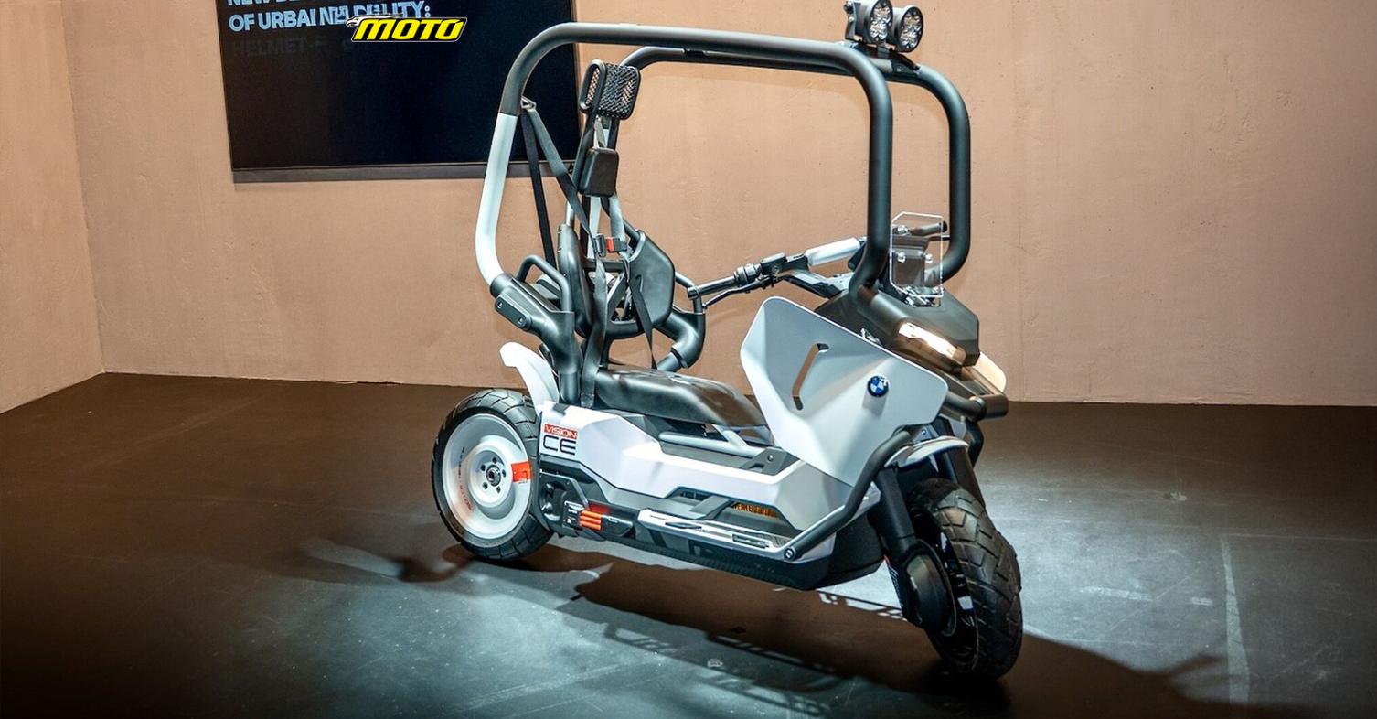 Vision CE: Πρώτη εμφάνιση του νέου σκούτερ της BMW που οδηγείται χωρίς κράνος