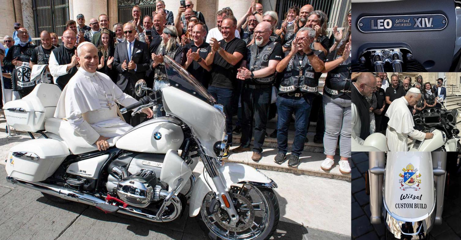 BMW R18 Custom με την υπογραφή του Πάπα Λέων ΙΔ: Σε πλειστηριασμό! [VIDEO]