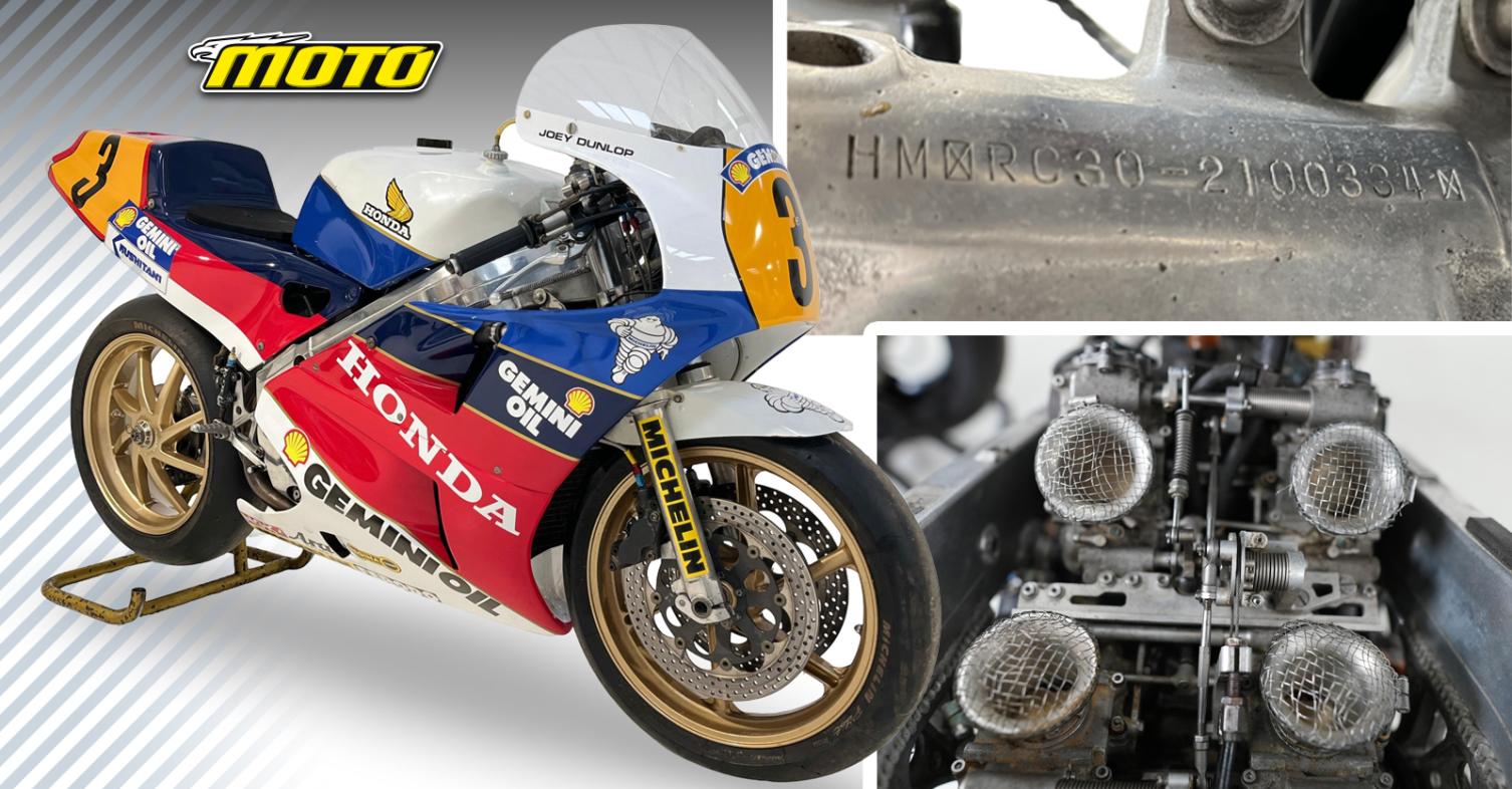 Honda RC30 Joey Dunlop δημοπρασία 2025