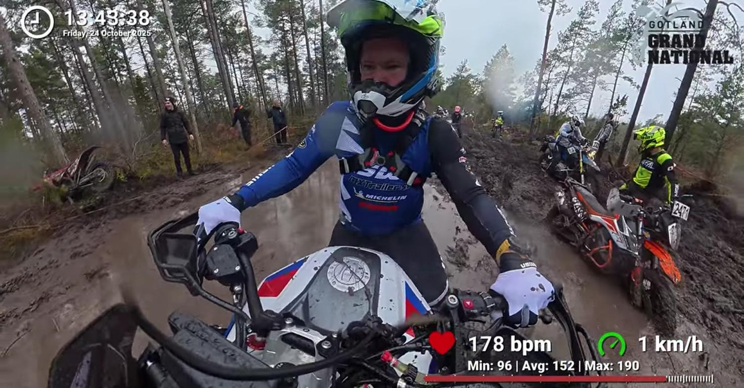 Ο Joacim Boive στο Gotland National Enduro