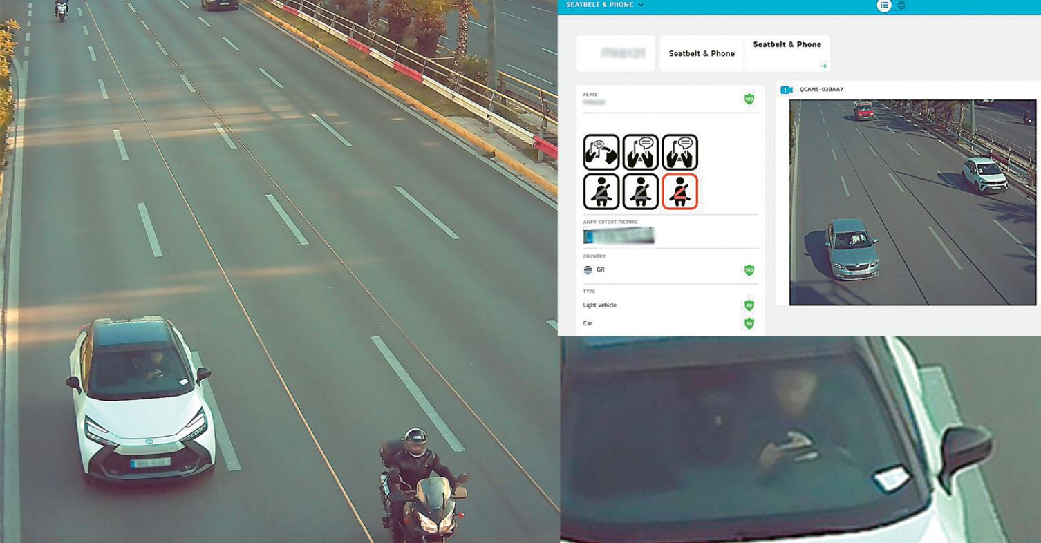 1.000 παραβιάσεις για κινητό σε 4 μέρες από μία μόνο κάμερα ΑΙ: 500 με κόκκινο σε κεντρική διασταύρωση