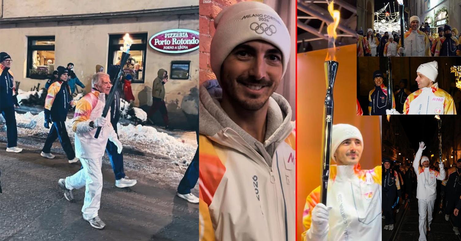 Ο Giacomo Agostini μετέφερε την Ολυμπιακή Φλόγα! Λαμπαδηδρομία Bagnaia, Bezzecchi, Petrucci και άλλων για τους Χειμερινούς Ολυμπιακούς Αγώνες 2026!