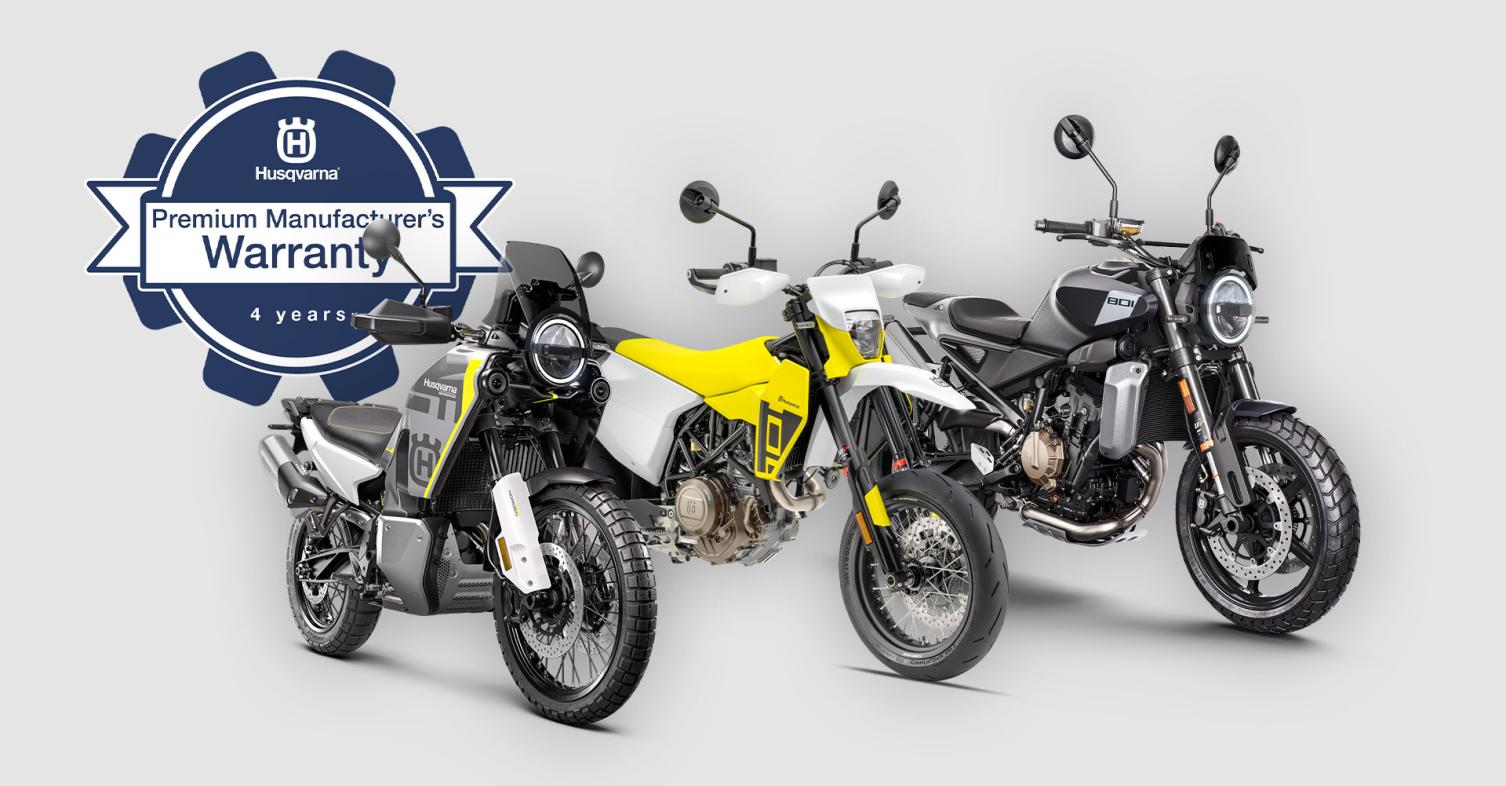 Husqvarna - Τετραετής εγγύηση