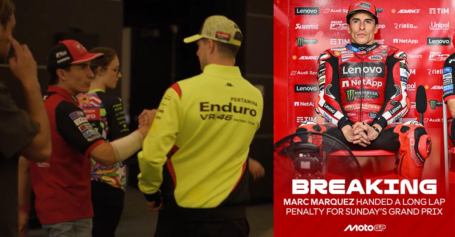 MotoGP ΗΠΑ: Ποινή μακρύτερου γύρου στον Marc Marquez