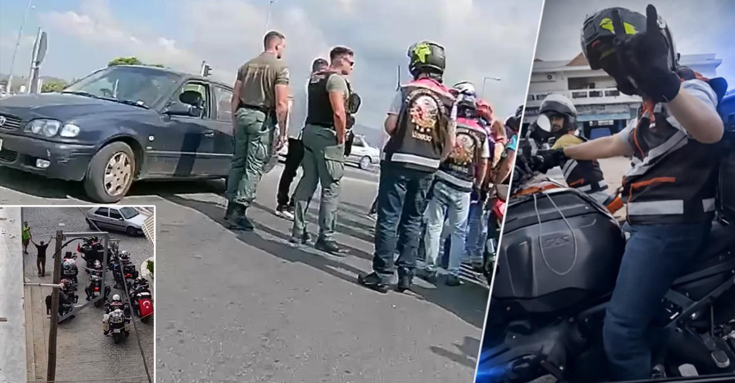 Κομοτηνή: 7 Τούρκοι μοτοσυκλετιστές με εμβατήρια και σήμα «Γκρίζων Λύκων» - Προσάχθηκαν για έλεγχο και αφέθηκαν ελεύθερο
