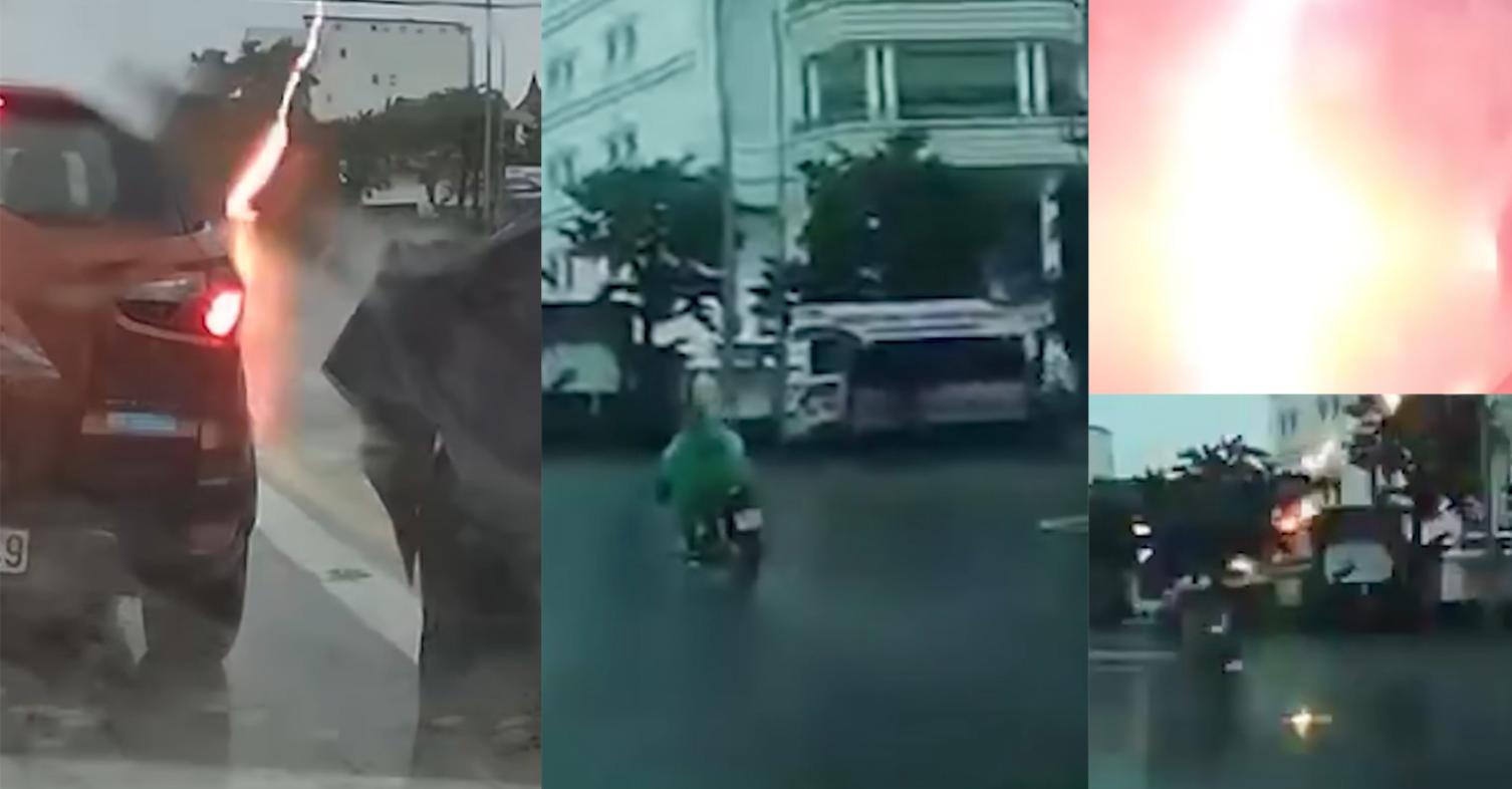 Βιετνάμ: Κεραυνός την χτύπησε στο κράνος και επέζησε [VIDEO]