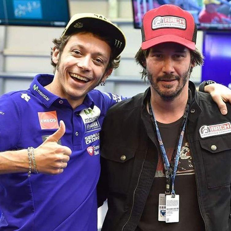 Keanu with Rossi
