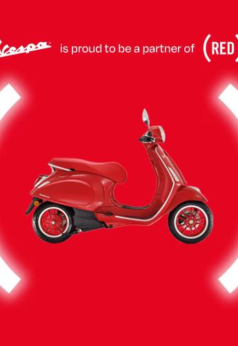 motomag Vespa και RED – Μαζί για την παγκόσμια ημέρα κατά του AIDS