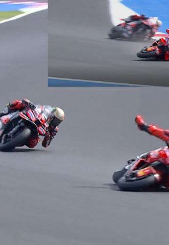 MotoGP Misano Sprint: Νίκη Bezzecchi με Marc Marquez να πέφτει προσπαθώντας