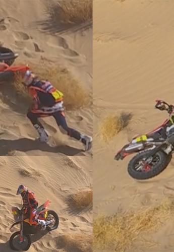 Dakar 2026: Πτώση Sanders! Χάνει το προβάδισμα! Οι αναβάτες της Honda σταμάτησαν να τον βοηθήσουν!