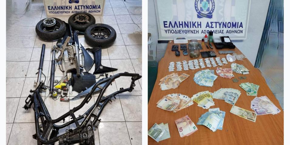 Συμμορία ναρκωτικών και κλοπών μοτοσυκλετών