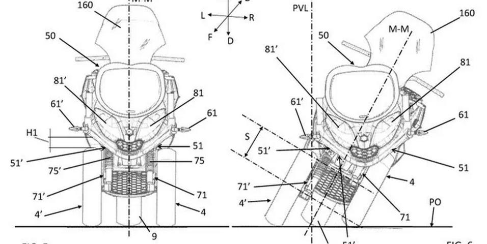 Πατέντα Piaggio MP3