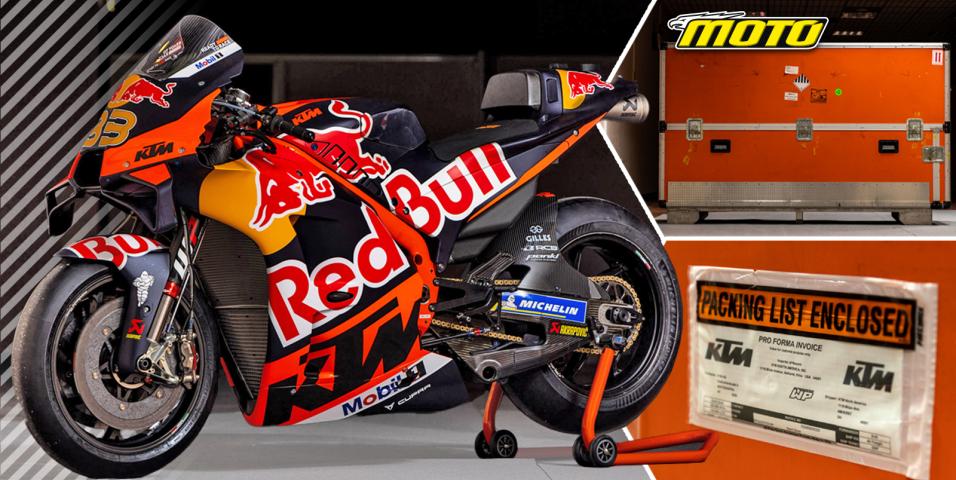Το KTM RC16 του Brad Binder στην Έκθεση Μοτοσυκλέτας 2023