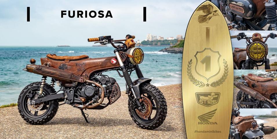 Honda Customs 2023: Νικητής το “σκουριασμένο” Dax 125 από την Πορτογαλία