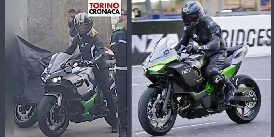 motomag Kawasaki: Η υβριδική μοτοσυκλέτα της πιάστηκε στα πράσα στο Τορίνο
