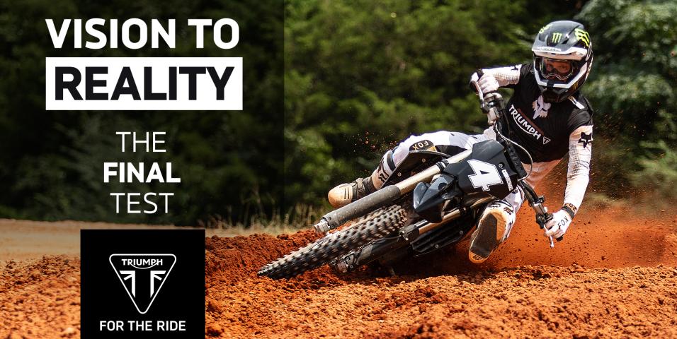 Triumph 250F with Ricky Carmichael