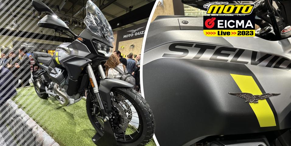 motomag EICMA 2023: Moto Guzzi Stelvio - Η On-Off έκδοση του V100 Mandelo, κομπλέ με ραντάρ