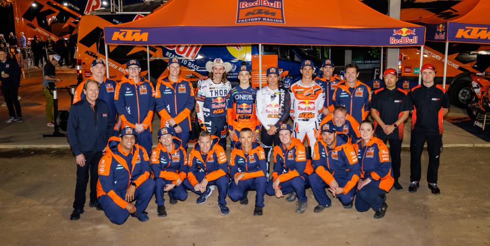motomag Chase Sexton, Aaron Plessinger, Tom Vialle και Julien Beaumer θα αποτελούν τη σύνθεση της Red Bull KTM Factory Racing στο SuperMotocross 2024