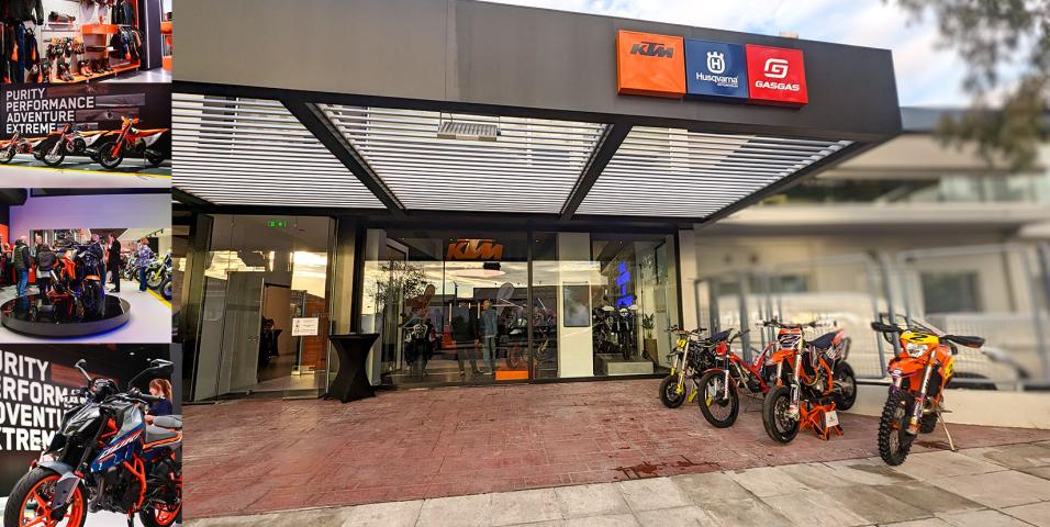 Νέο κάθετο κατάστημα KTM – HUSQVARNA – GASGAS: Στις εγκαταστάσεις της νέας αντιπροσωπείας