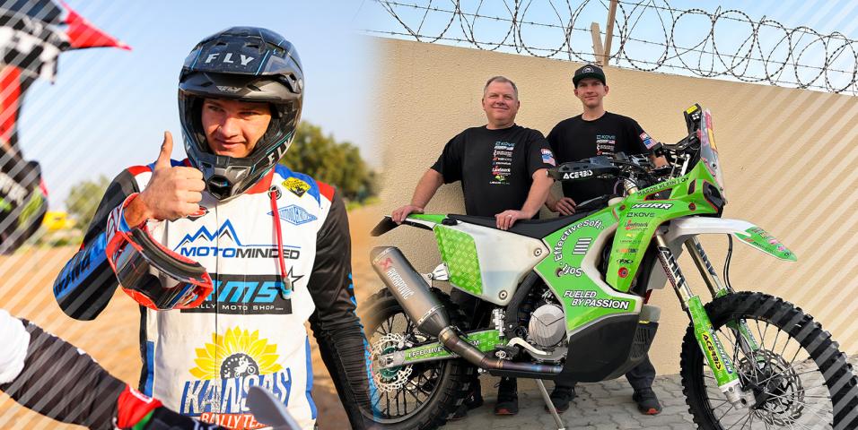 motomagMason Klein – Τελευταία στιγμή έφτασε η μοτοσυκλέτα του για να αγωνιστεί στο Dakar 2024