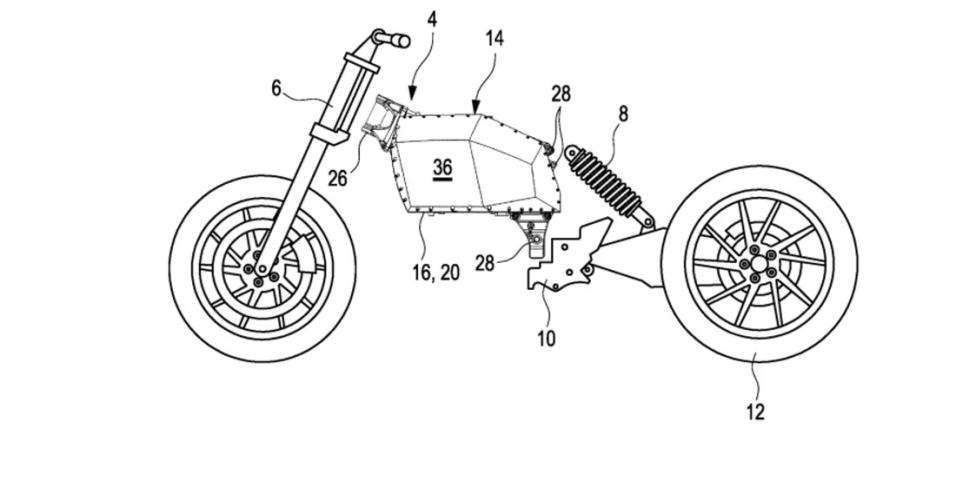 motomagBMW – Πατέντες για monocoque πλαίσιο σε ηλεκτρική μοτοσυκλέτα