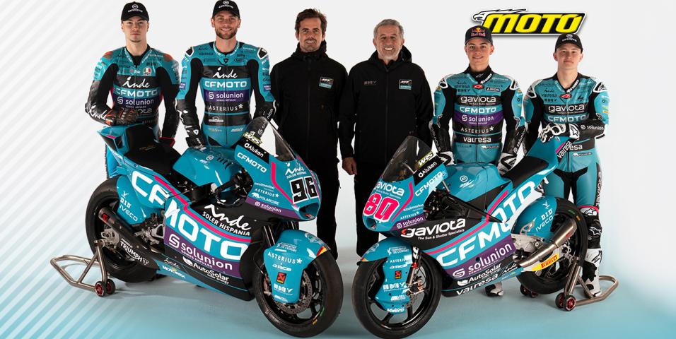 motomag CFMOTO Aspar Racing Team – Παρουσιάστηκαν τα χρώματα των μοτοσυκλετών για τις Moto2 και Moto3