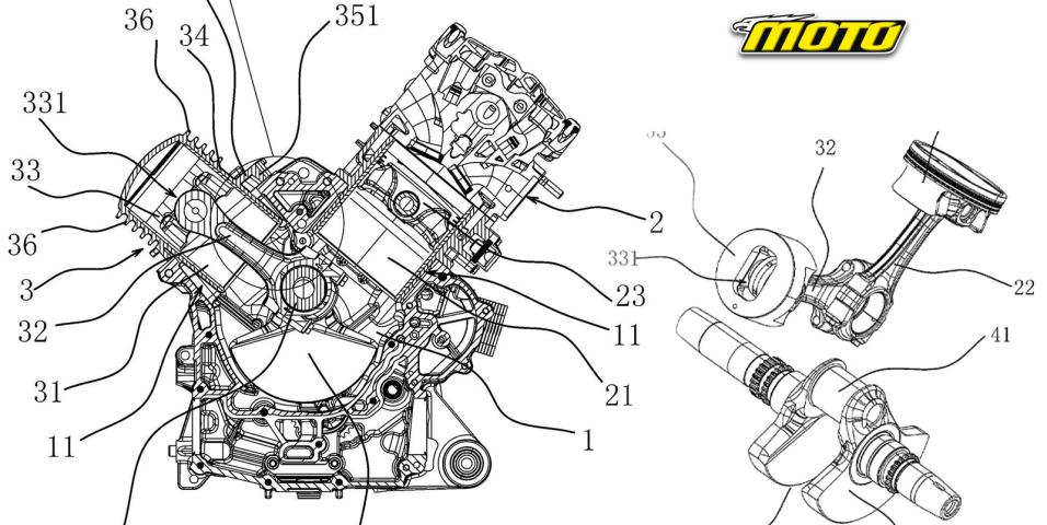 motomagQJMOTOR – Πατέντες για μονοκύλινδρο κινητήρα με… δύο έμβολα!