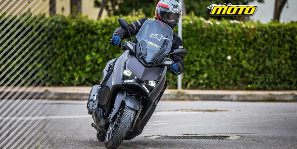 motomagΔοκιμή Yamaha XMAX 300 Tech MAX 2024: Στην κορυφή του βουνού