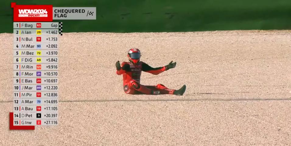 Bulega πτώση στο WDW 2024 από Marquez