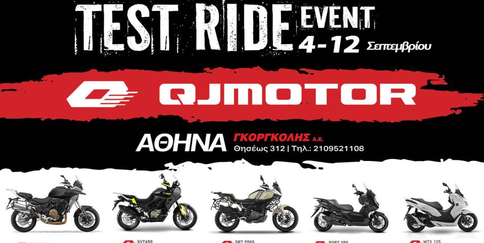 QJMOTOR Test Ride