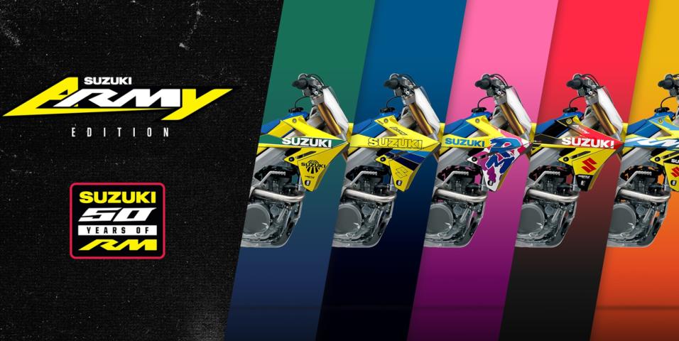 Suzuki RM 50 χρόνια 2025