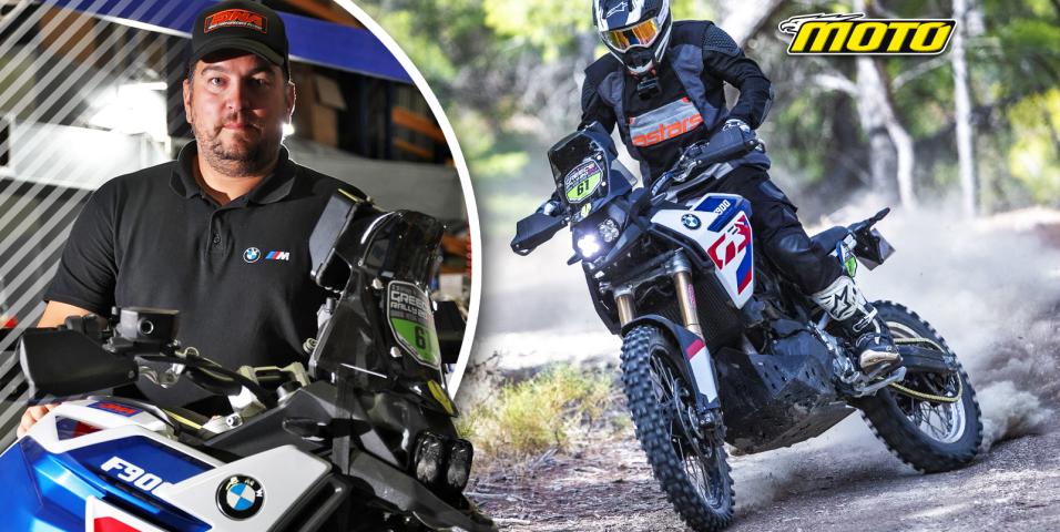 Οδηγούμε BMW F900GS μετατροπή Rally από τον Βασίλη Μπούδρο [VIDEO]