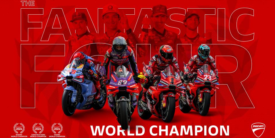 MotoGP: Η απίστευτη χρονιά Ducati σε αριθμούς – 19 νίκες στις 20!