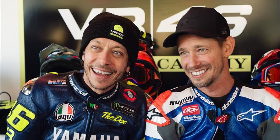 Valentino Rossy και Casey Stoner