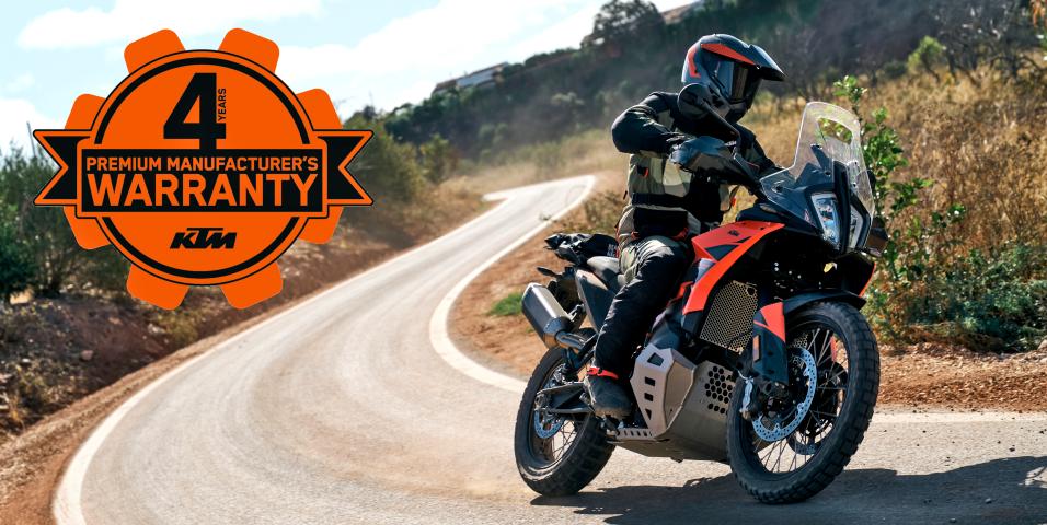 KTM - Έως και 4 χρόνια εγγύηση σε συγκεκριμένες μοτοσυκλέτες
