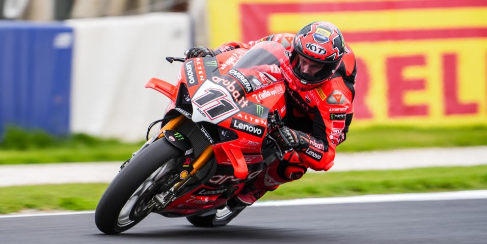Nicolo Bulega Ducati Australia WSBK test 2025