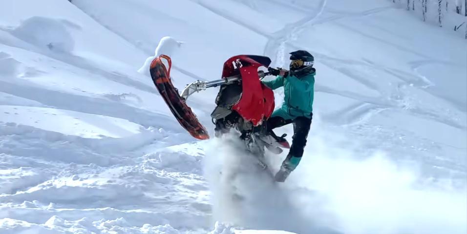 Matt Spears Ducati Panigale V4 Snowbike 2025